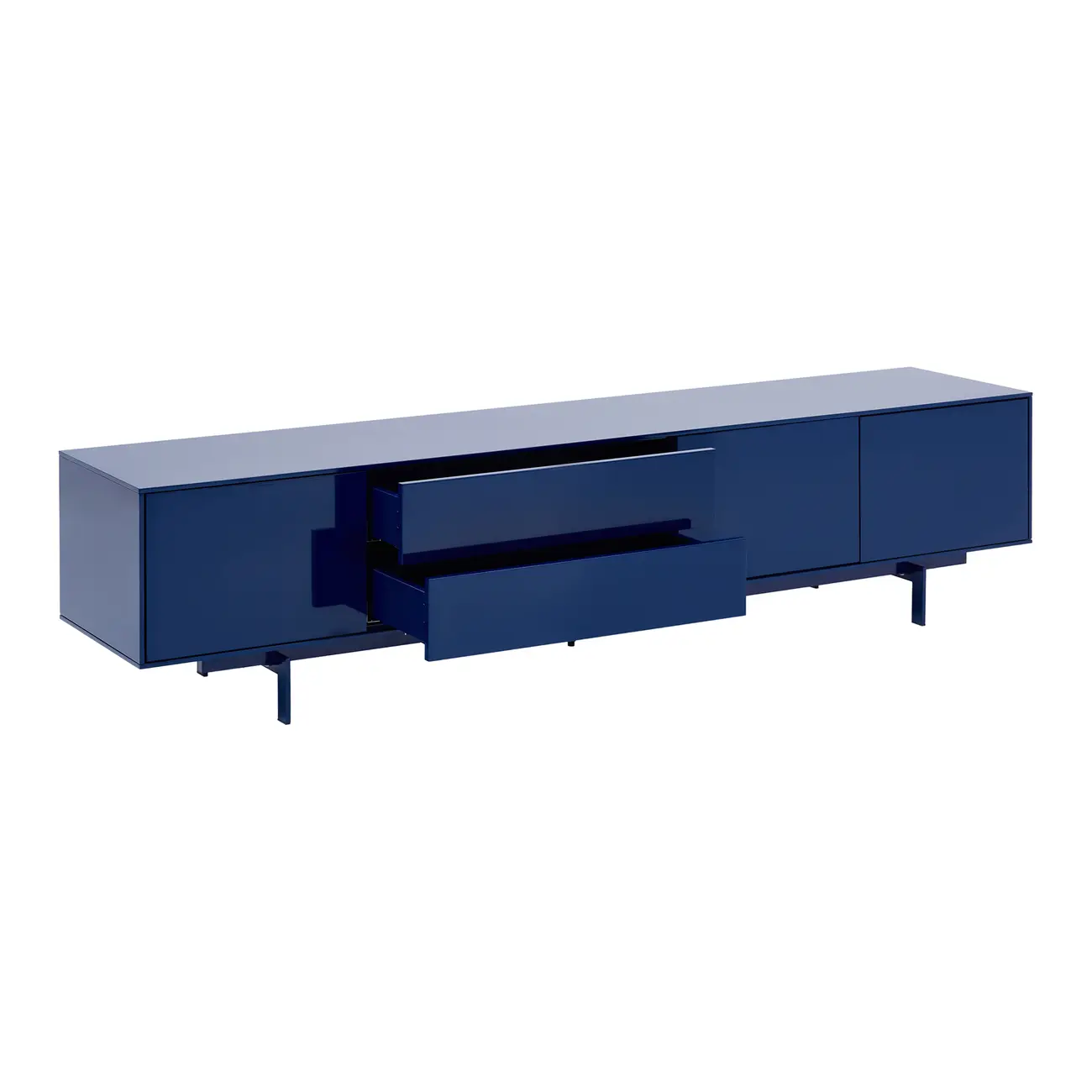RACK 3 PORTAS/2 GAVETAS 2,08 M X 45 CM MONOLITH - LAZULITE - Foto 4