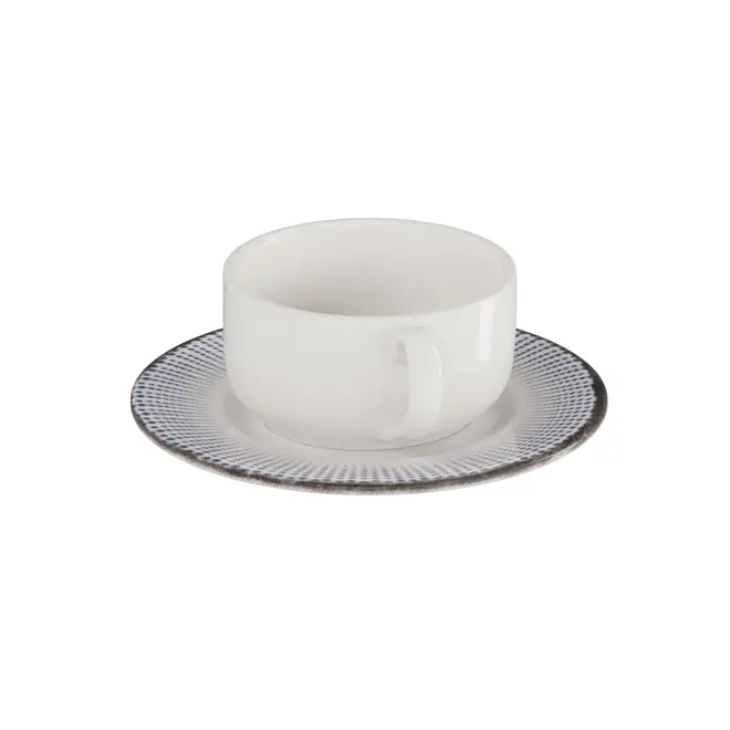 XÍCARA CAFÉ 50 ML SALINA I - BRANCO/AZUL - Foto 14