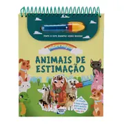 PINTURA MÁGICA: ANIMAIS DE ESTIMAÇÃO LIVRO INFANTIL - MULTICOR - Foto 1