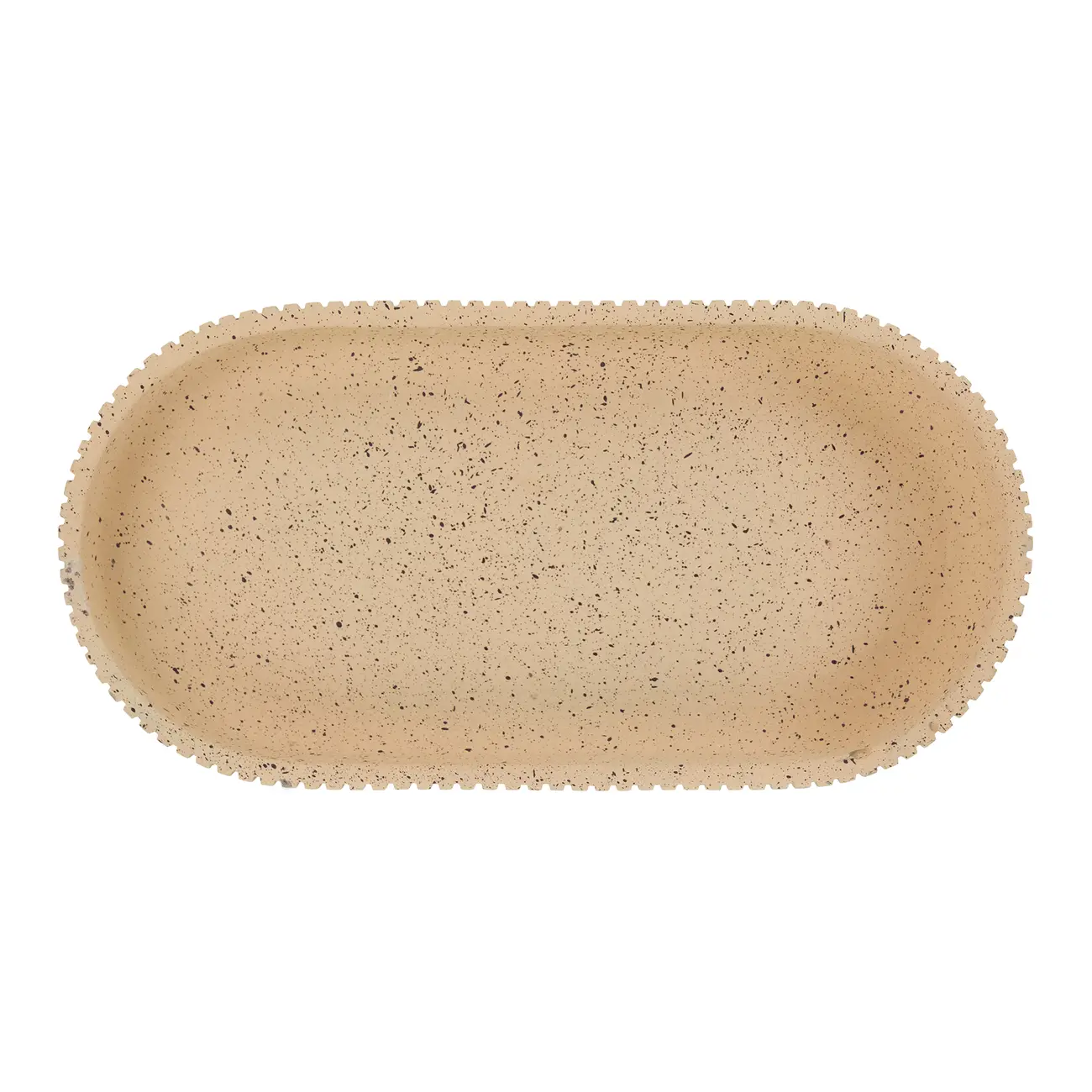 BANDEJA/PORTA-JOIAS 34 CM HAZINA - BEGE - Foto 5
