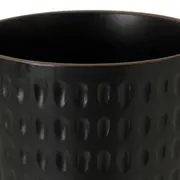 CACHEPÔ 15 CM NYORI - PRETO FOSCO - Foto 3