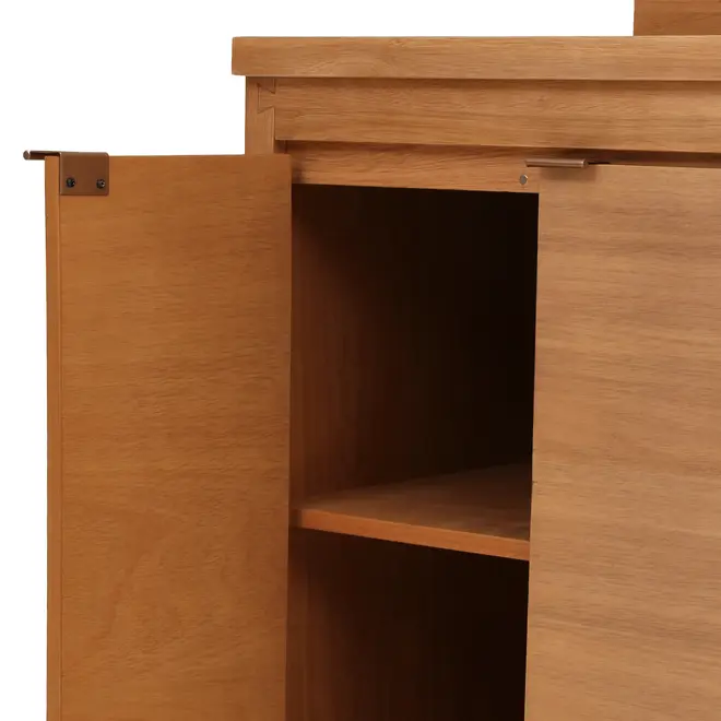 ARMÁRIO DE COZINHA INFERIOR 60 CM COM 2 PORTAS TOARI - MACCHIATO/COBRE - Foto 8