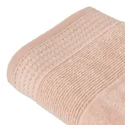 TOALHA DE ROSTO 80 CM X 48 CM DOUX AU TOUCHER - VIN ROSE - Foto 3