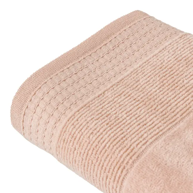 TOALHA DE ROSTO 80 CM X 48 CM DOUX AU TOUCHER - VIN ROSE - Foto 3