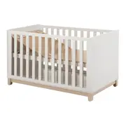 BERÇO 70 CM 2 EM 1 - BERÇO/MINICAMA DULCE - BRANCO/NATURAL WASHED - Foto 5