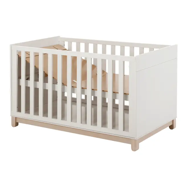 BERÇO 70 CM 2 EM 1 - BERÇO/MINICAMA DULCE - BRANCO/NATURAL WASHED - Foto 5