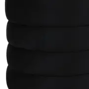 PUFF REDONDO 42 CM PLUMP - PRETO - Foto 3