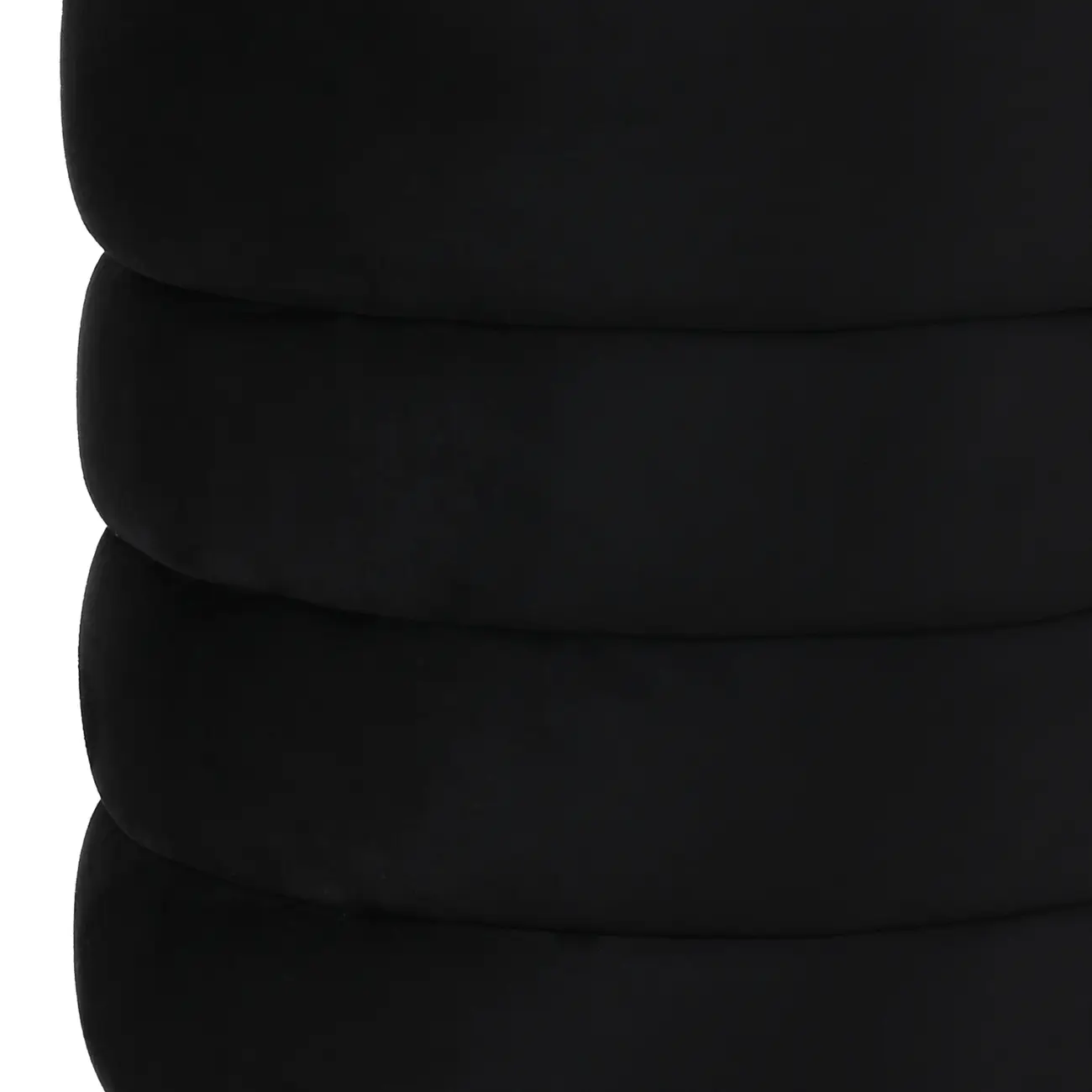PUFF REDONDO 42 CM PLUMP - PRETO - Foto 3
