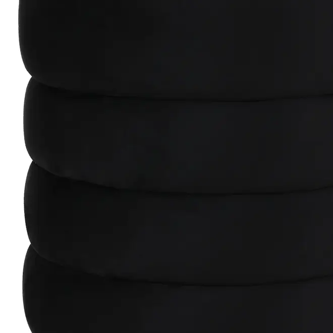 PUFF REDONDO 42 CM PLUMP - PRETO - Foto 3