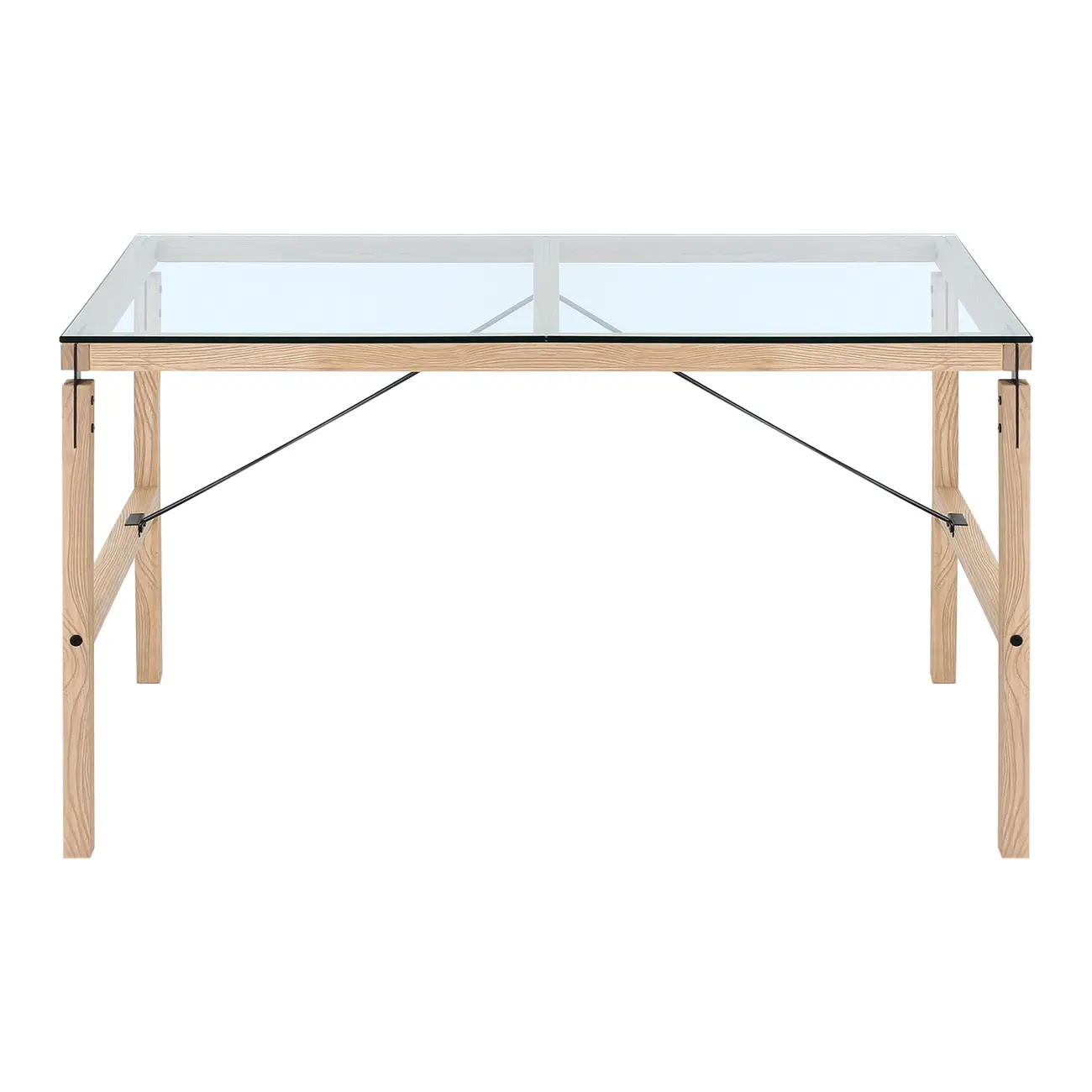 MESA 1,30 M X 75 CM PONTES - OAK FEEL/GRAFITE SATIN - Foto 5