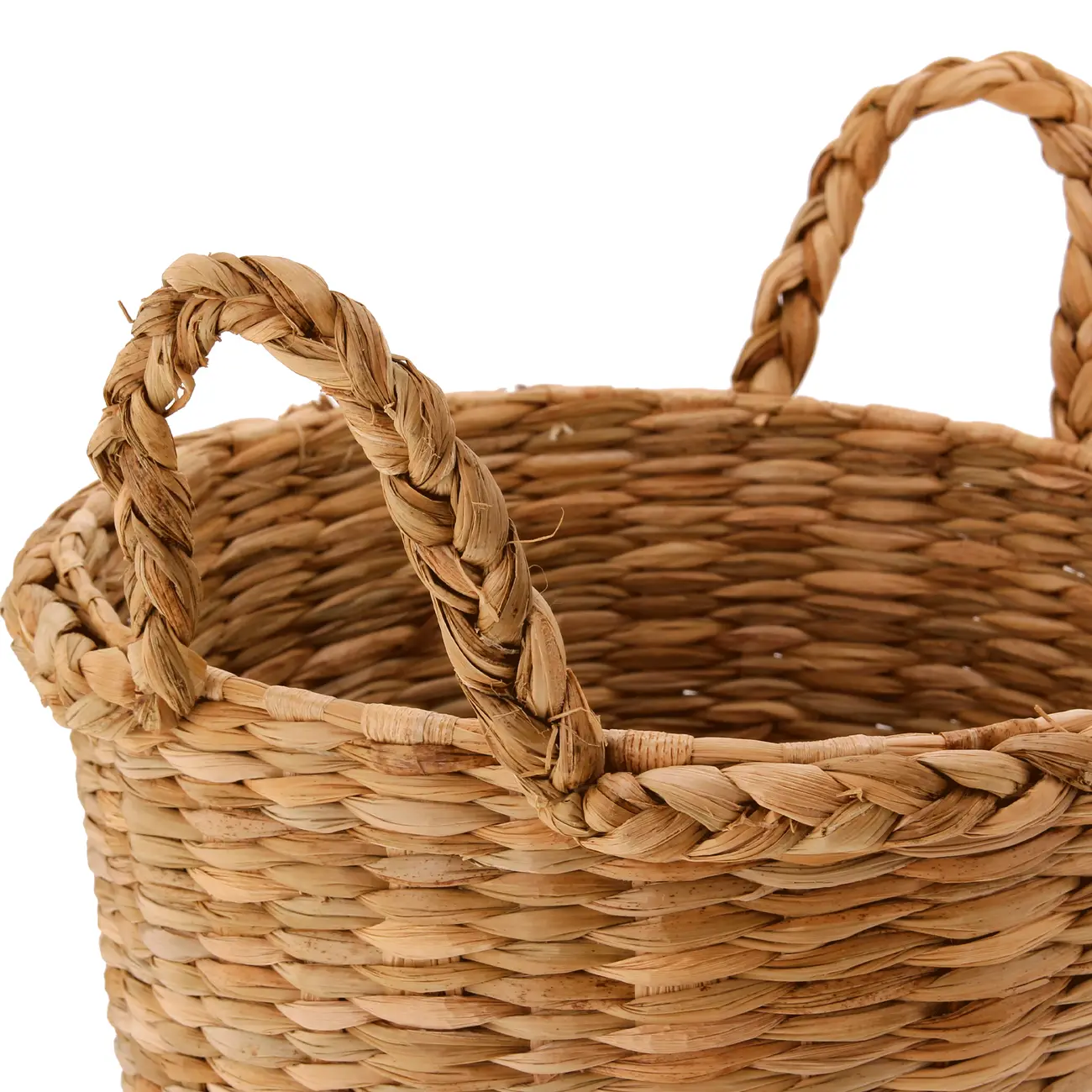 CESTO COM ALÇA 24 CM X 24 CM X 17 CM TABOA - FIBRA NATURAL - Foto 4