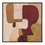 ABSTRACTION QUADRO 83 CM X 83 CM - MARROM/CHAMPANHE - Foto 1