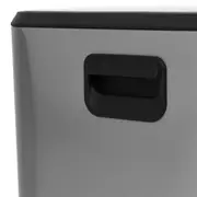 LIXEIRA COM PEDAL 30 L LEXING - INOX/PRETO - Foto 9