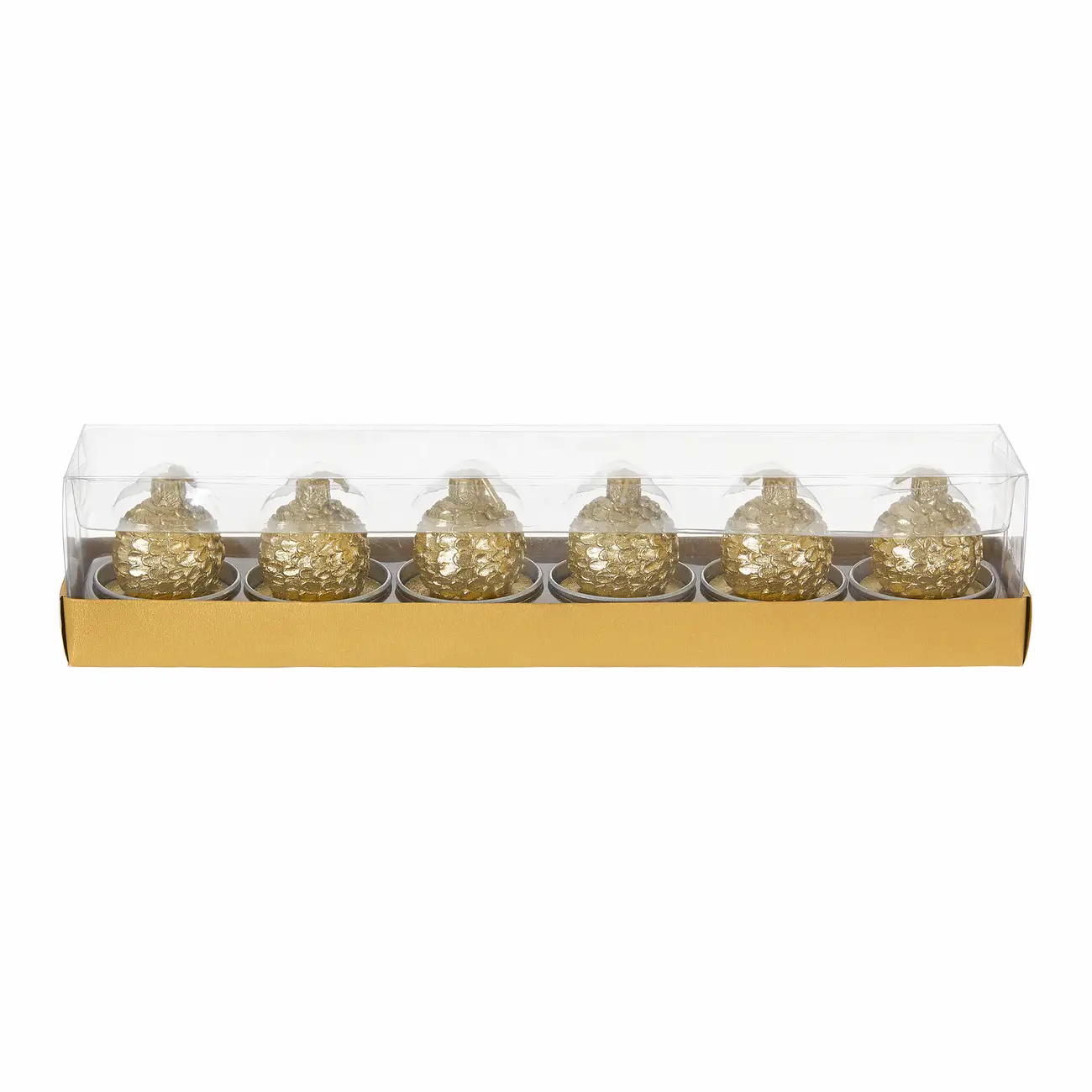 CIRCULOS KIT MINI VELAS C/6 FINE FESTIVITY - OURO - Foto 1