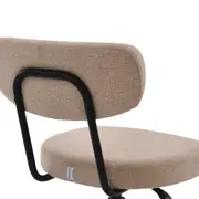 CADEIRA HOME OFFICE MIER - PRETO/BEGE - Foto 6