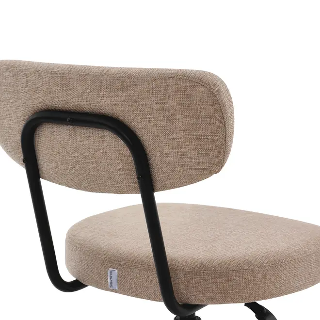 CADEIRA HOME OFFICE MIER - PRETO/BEGE - Foto 6