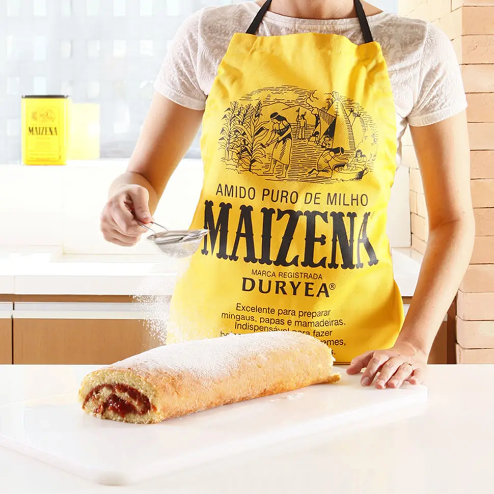 AVENTAL MAIZENA - AMARELO/PRETO - Foto 4