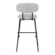 BANCO ALTO DISCUS - PRETO/CINZA - Foto 5