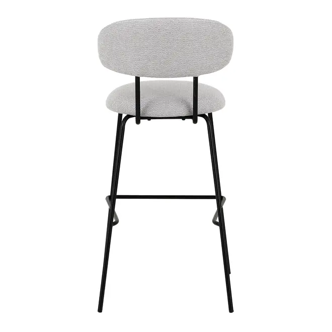 BANCO ALTO DISCUS - PRETO/CINZA - Foto 5