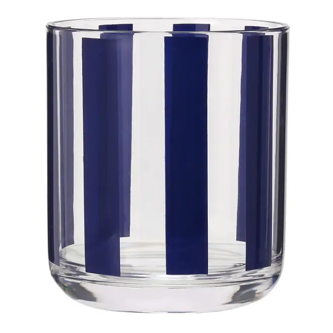 BLUESTRIPE COPO ON THE ROCKS 320 ML - INCOLOR/AZUL ESCURO - Foto 1