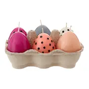 VELA OVINHOS KIT COM 6 PEÇAS PASCOQUETTE - VIN ROSE/BLEU CENDRÉ - Foto 2