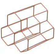 PORTA-GARRAFAS PARA 3 STRUCTURE HEX - COBRE - Foto 1