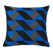CAPA PARA ALMOFADA 45 CM X 45 CM GEO FORMS - AZUL COBALTO/KONKRET - Foto 1