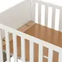 BERÇO 70 CM 2 EM 1 - BERÇO/MINICAMA DULCE - BRANCO/NATURAL WASHED - Foto 12