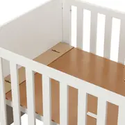 BERÇO 70 CM 2 EM 1 - BERÇO/MINICAMA DULCE - BRANCO/NATURAL WASHED - Foto 12