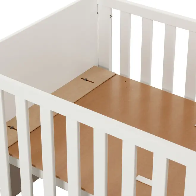 BERÇO 70 CM 2 EM 1 - BERÇO/MINICAMA DULCE - BRANCO/NATURAL WASHED - Foto 12