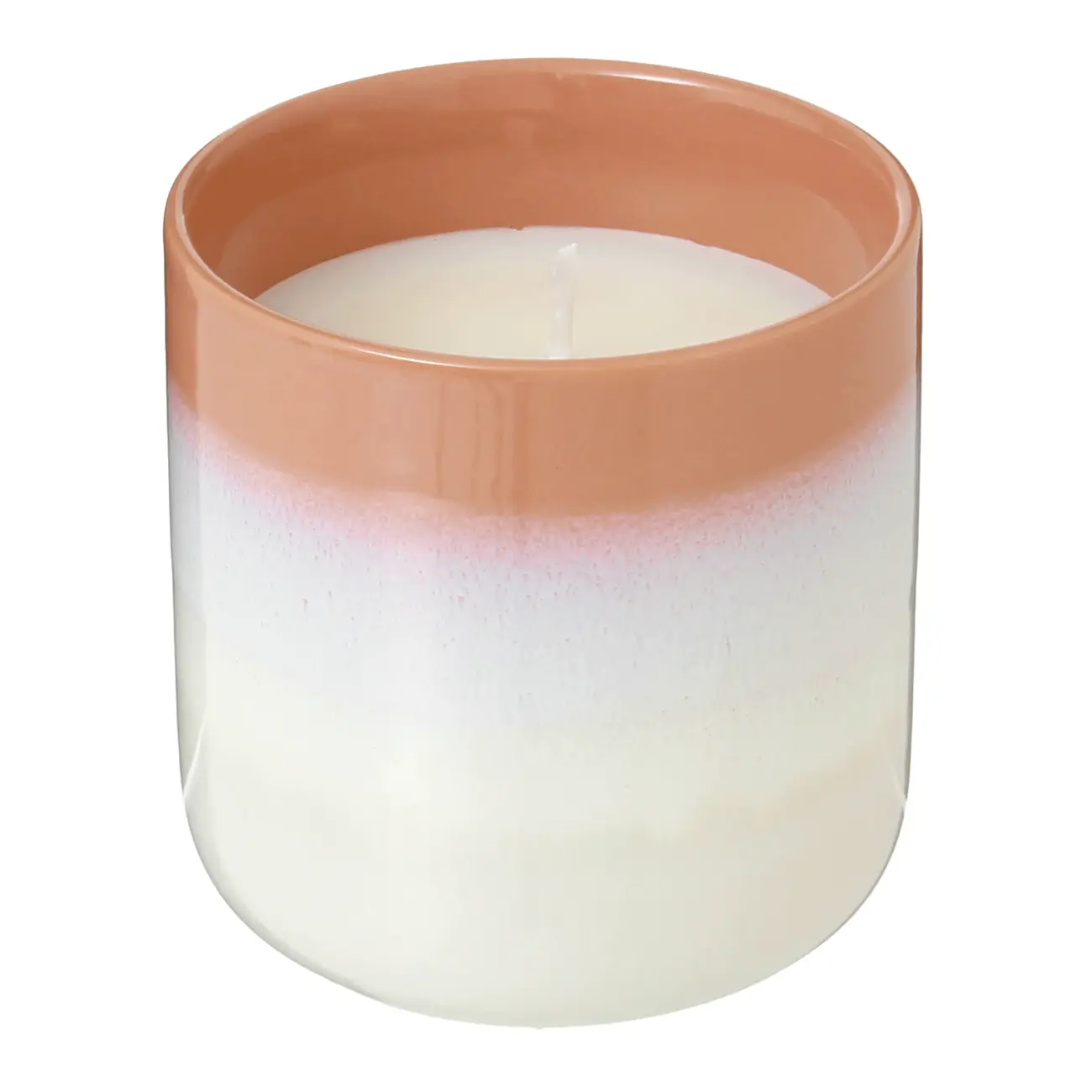 VELA POTE MÉLANGE 9 CM - OFF WHITTE/VIN ROSE - Foto 2
