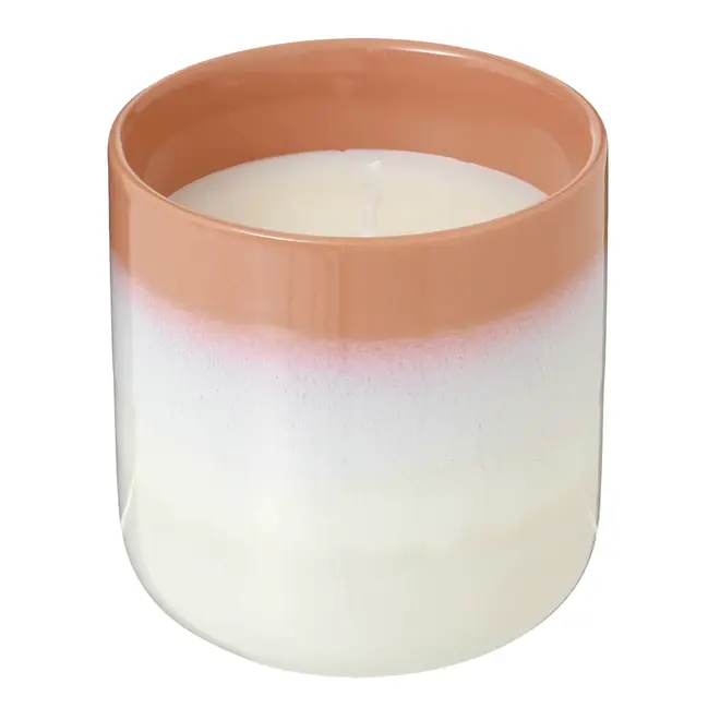 VELA POTE MÉLANGE 9 CM - OFF WHITTE/VIN ROSE - Foto 2