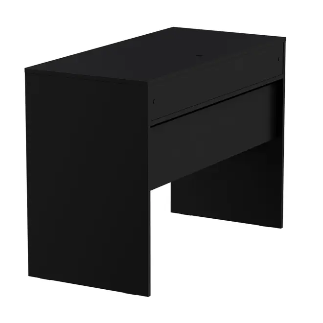 ESCRIVANINHA 2 GAVETAS 1,03 M X 51 CM PRATY - PRETO - Foto 6