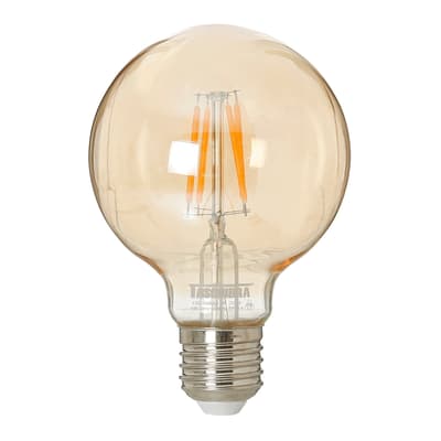 LÂMPADA LED FILAMENTO VINTAGE G80 4W 2200K E27 127/220V