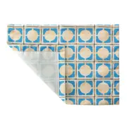 LUGAR AMERICANO 36 CM X 50 CM SAUDADE TROPICAL AZULEJOS - AZUL HISTÓRICO/MULTICOR - Foto 2