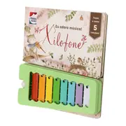 XILOFONE - EU ADORO MUSICA! LIVRO INFANTIL - MULTICOR - Foto 2