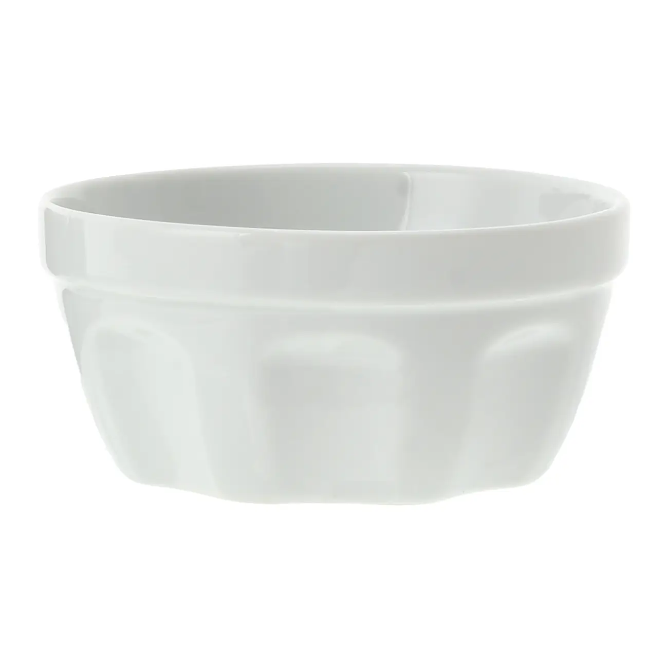 TIGELA 12 CM PINGADA - BRANCO - Foto 1