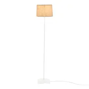 LUMINÁRIA DE CHÃO ALINE C/CÚPULA K - BRANCO PROVENCE/JUTA - Foto 2