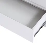 MESA DE CABECEIRA 2 GAVETAS MINCE - BRANCO - Foto 7