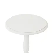 MESA LATERAL REDONDA 45 CM PILLIER - BRANCO PROVENCE - Foto 5