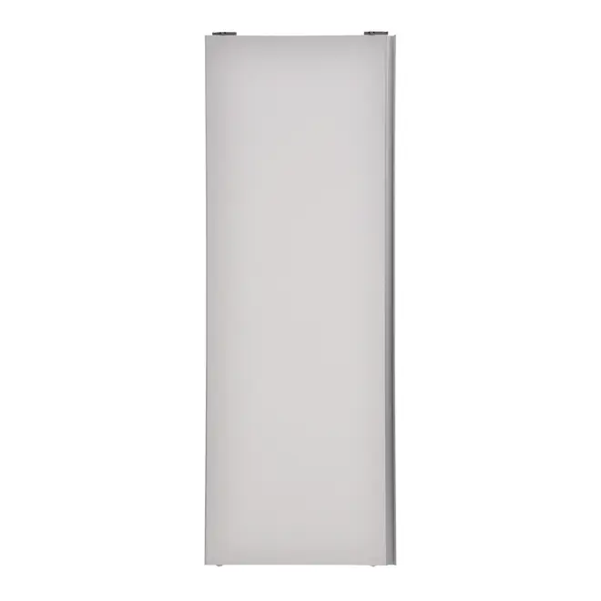 CONJUNTO COM 2 PORTAS DE CORRER DIREITA/ESQUERDA PARA GUARDA-ROUPAS SLIDES - BRANCO/ALUMÍNIO - Foto 2