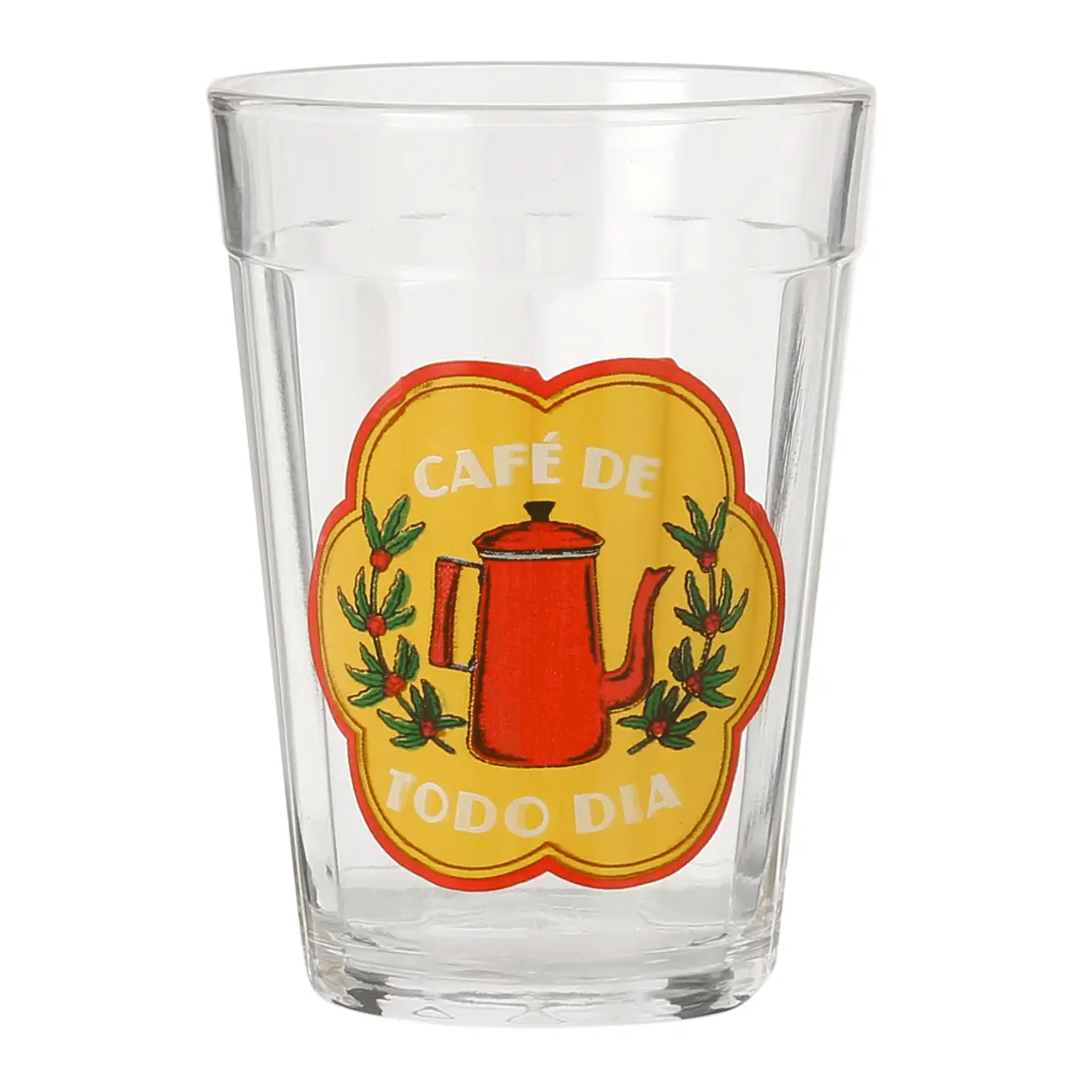 COPO 190 ML MEMÓRIA INTERIOR CAFÉ - AMARELO/VERMELHO - Foto 1