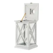 LANTERNA 40 CM LUEUR DE LUNE - BRANCO LAVADO - Foto 4