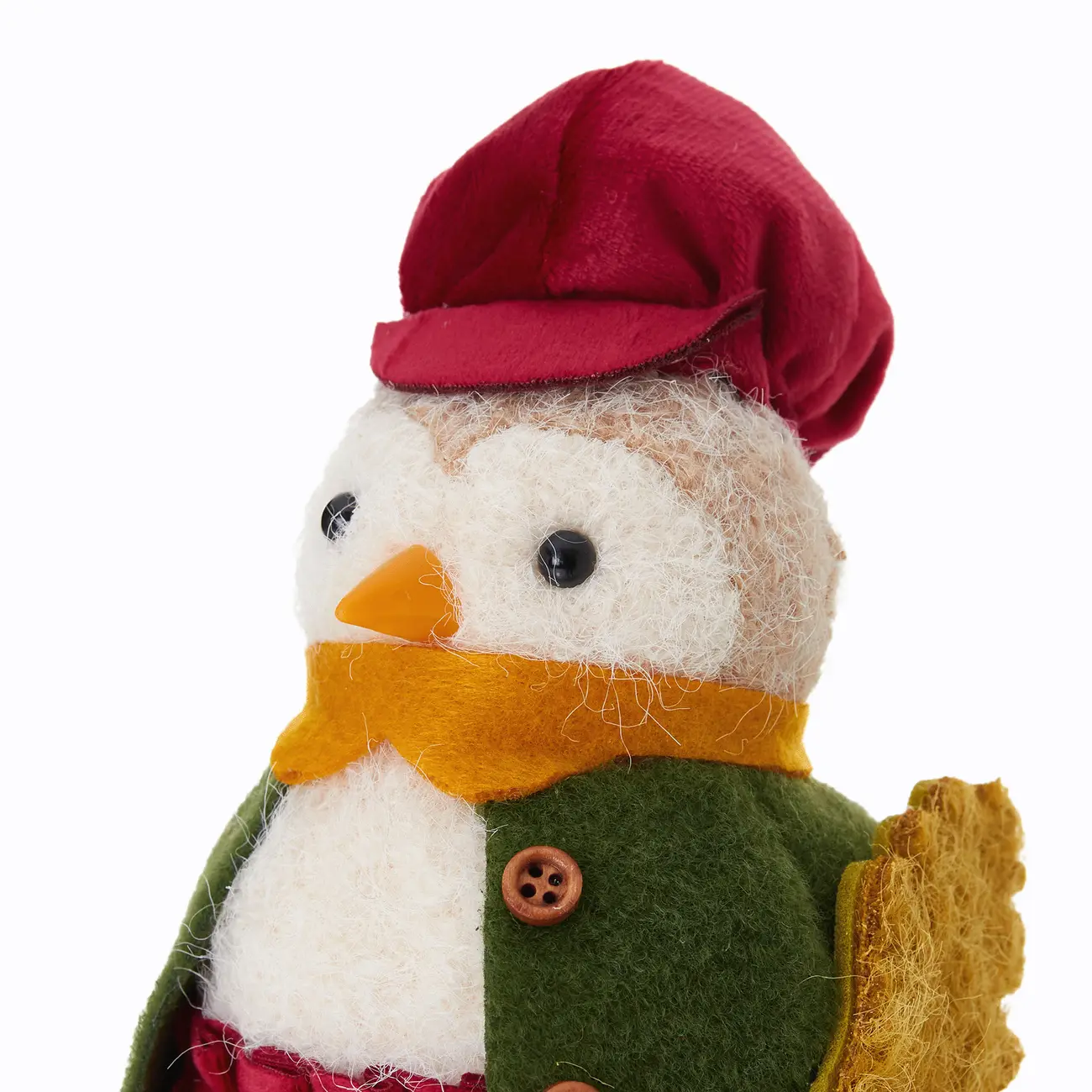 ADORNO PÁSSARO COM CACHECOL 20 CM SANTA ROCKS - MUSGO/MULTICOR - Foto 9