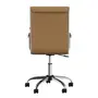 CADEIRA HOME OFFICE SEATTLE - CROMADO/CAPPUCCINO - Foto 4