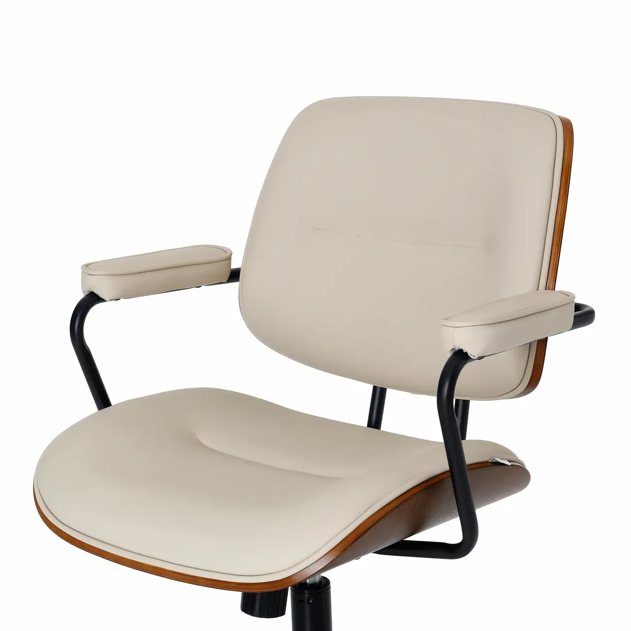 CADEIRA HOME OFFICE PINCHO - PRETO/CAMELO - Foto 7