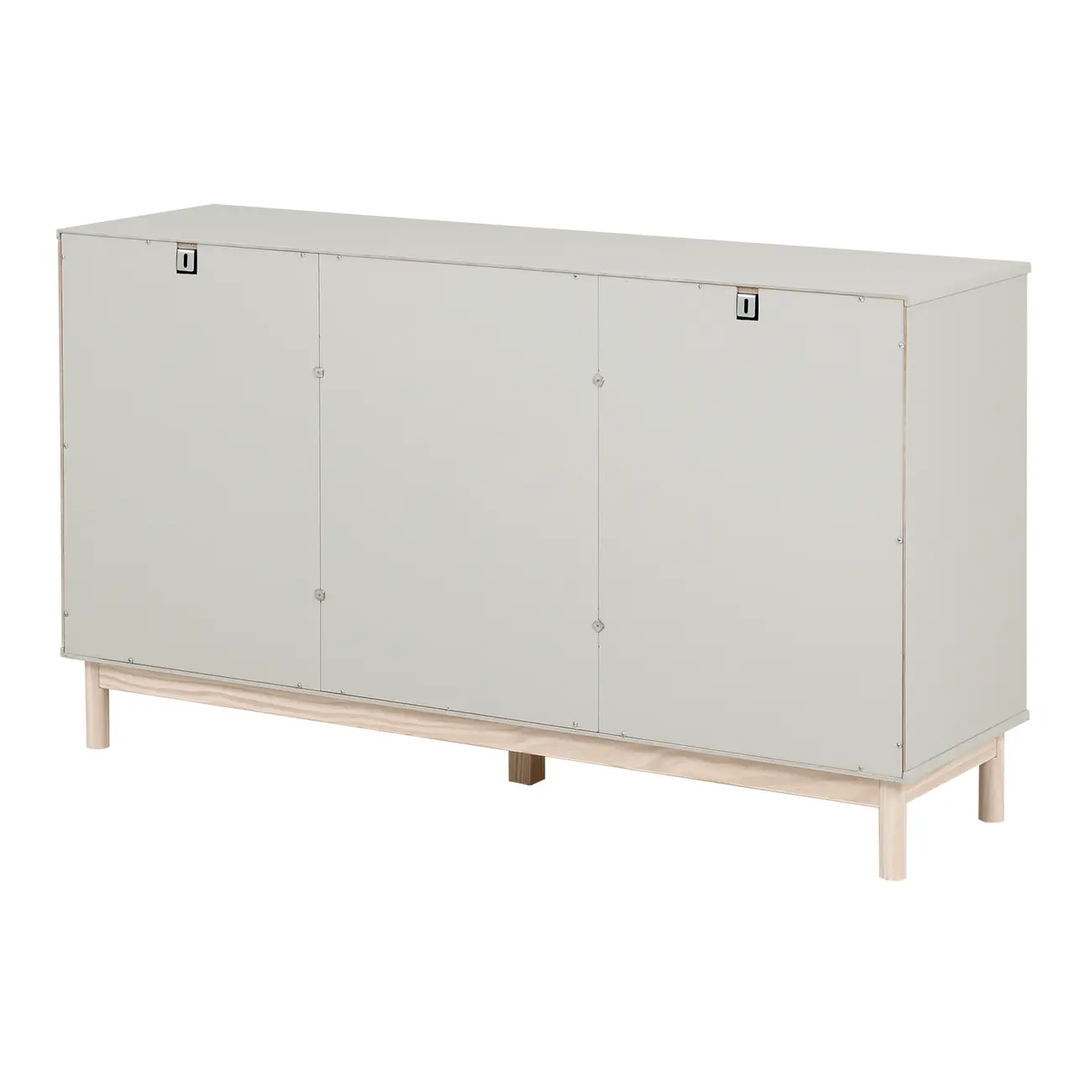 BUFFET 3 PORTAS 1,35 M X 38 CM SNAB - FLANDRES/NATURAL WASHED - Foto 9