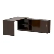 MESA COM BALCÃO 1 PORTA DE CORRER 1,80 M X 1,87 M BOSS - TABACO/TABACO - Foto 16