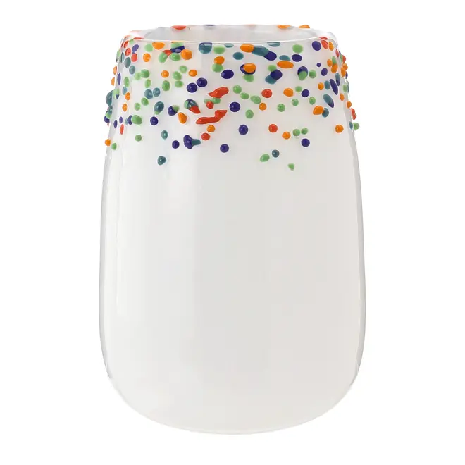 VASO 18 CM FESTIVO - BRANCO/MULTICOR - Foto 2