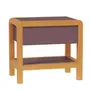 MESA DE CABECEIRA 1 GAVETA KANT - RUBY MOCHA/AMÊNDOA - Foto 15